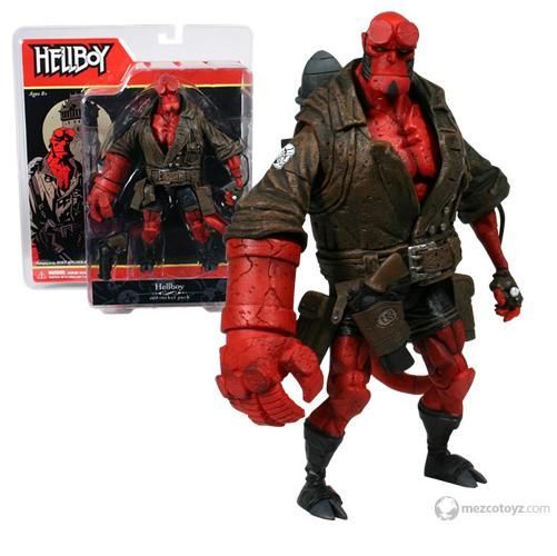 Mezcos Rocket Hellboy Comic Action Figure Hellboy Figurine